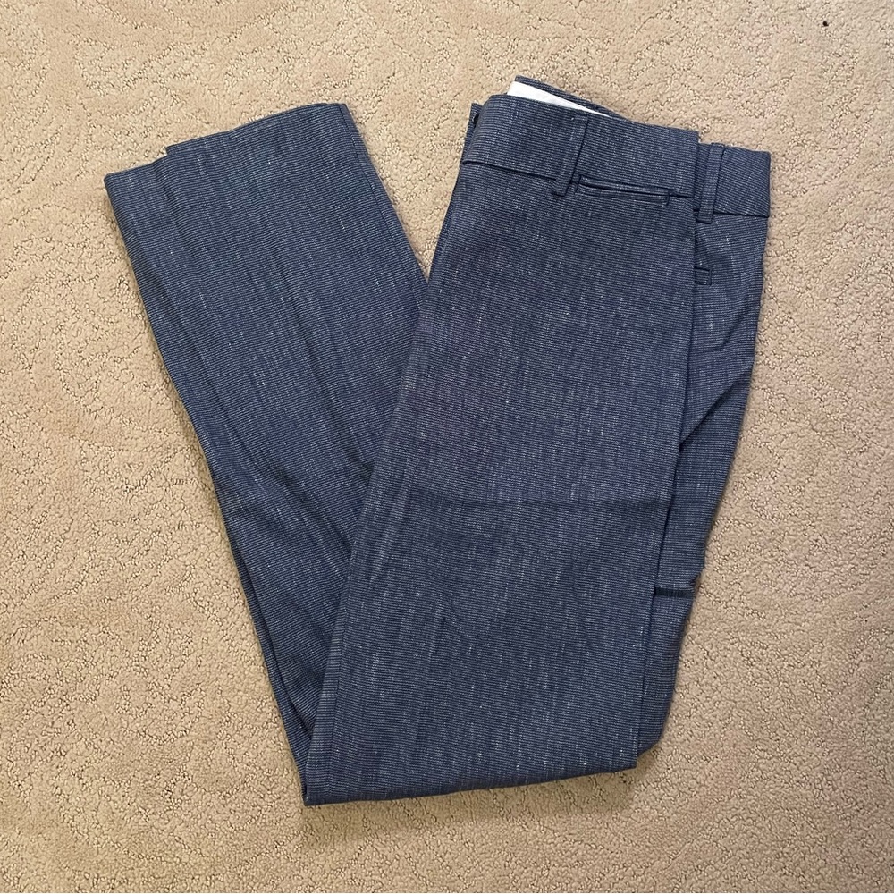 Blue loft slim fit Marisa trousers. Size 6.